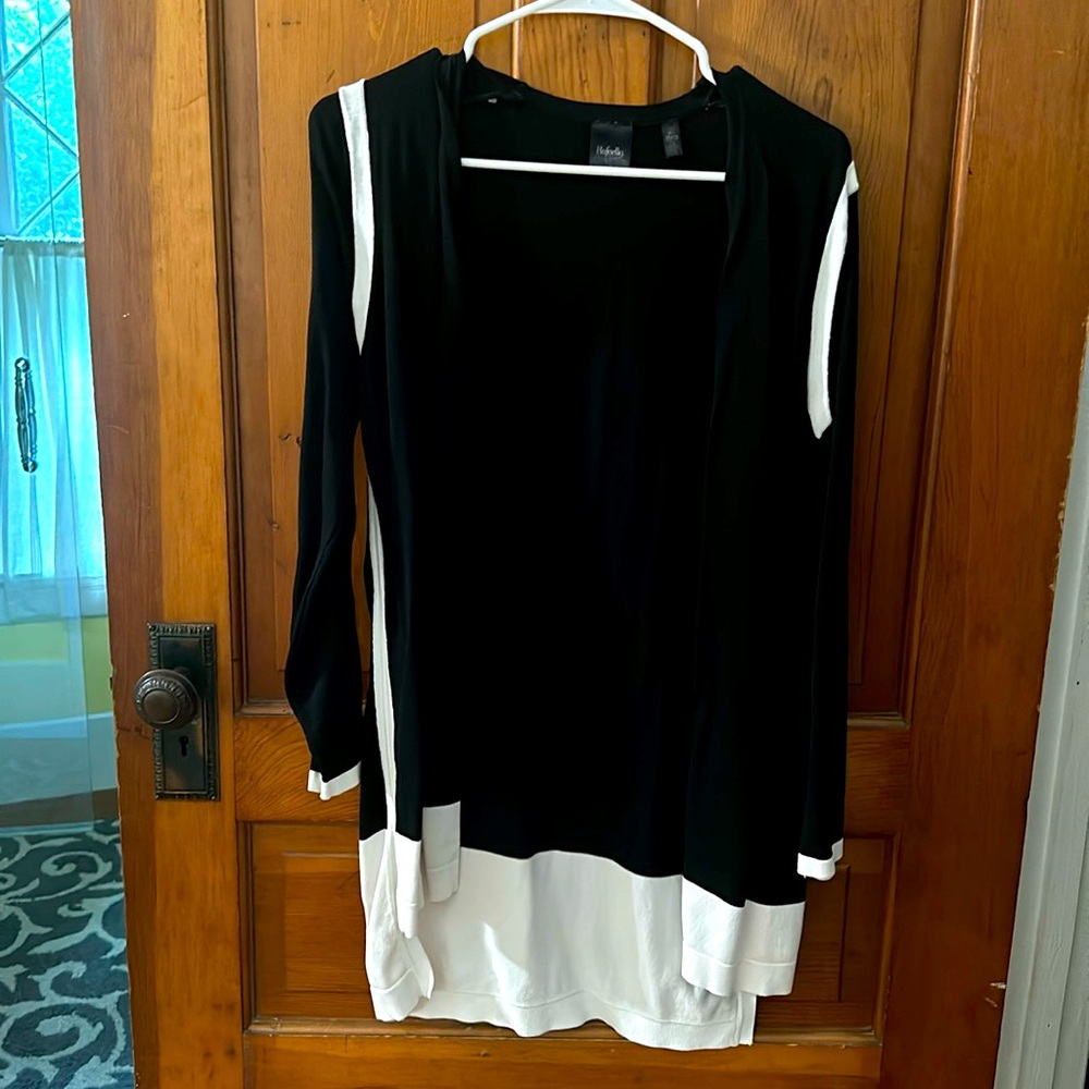 Business casual work attire cardigan